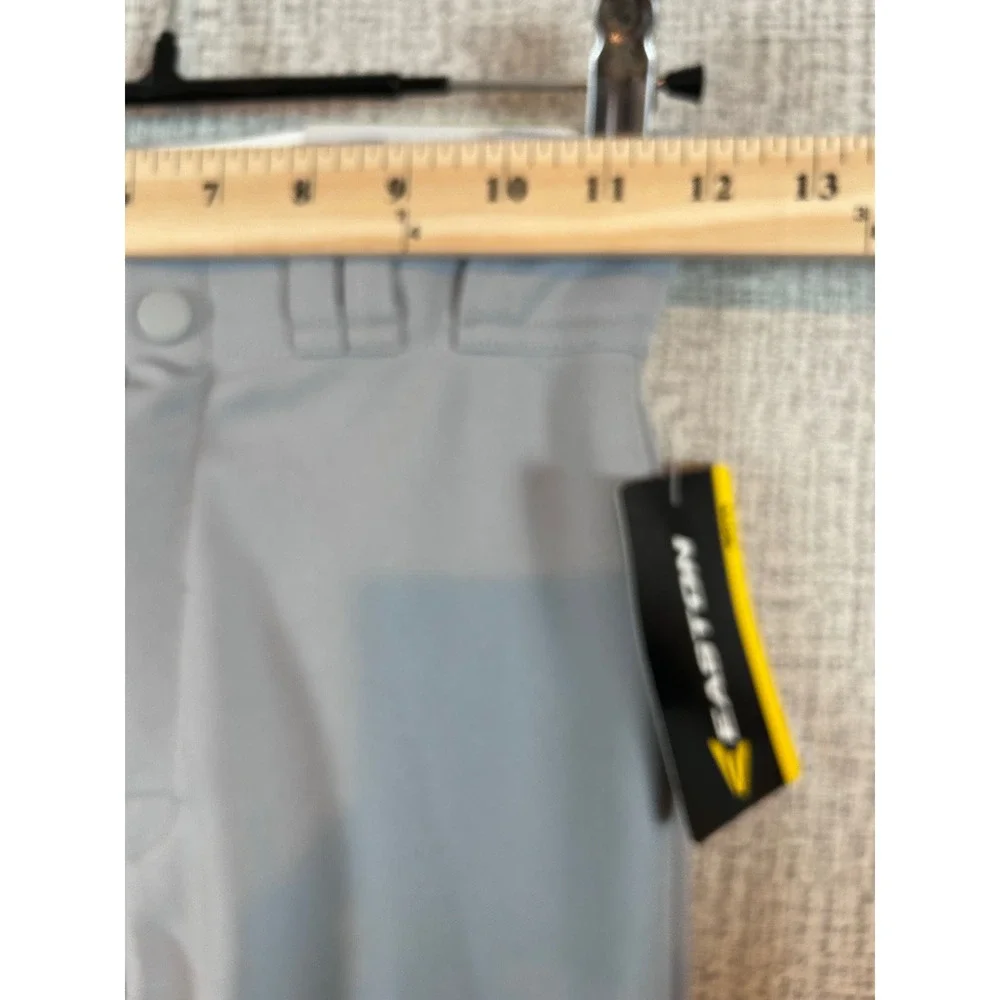 Easton Deluxe Youth Baseball Pants Grey Elastic Cuff Boys Size YS New‎ With Tags